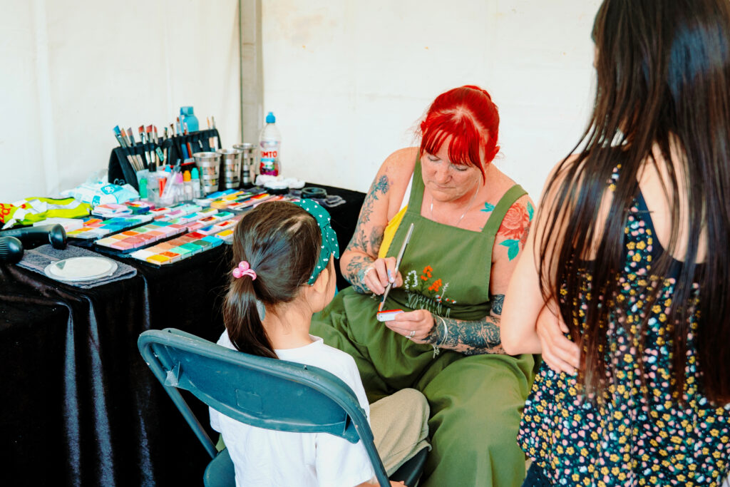 Sea Themed Facepainting & Glitter Tattoos